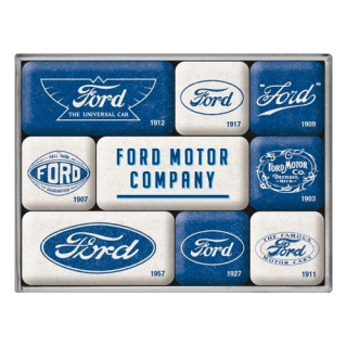 Sada magnetů - Ford Logo Evolution