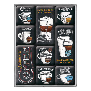 Sada magnetů - Anatomy of Coffee