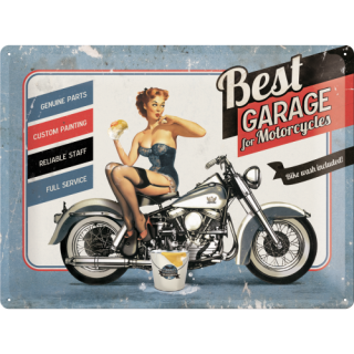 Plechová cedule – Best Garage For Motorcycles